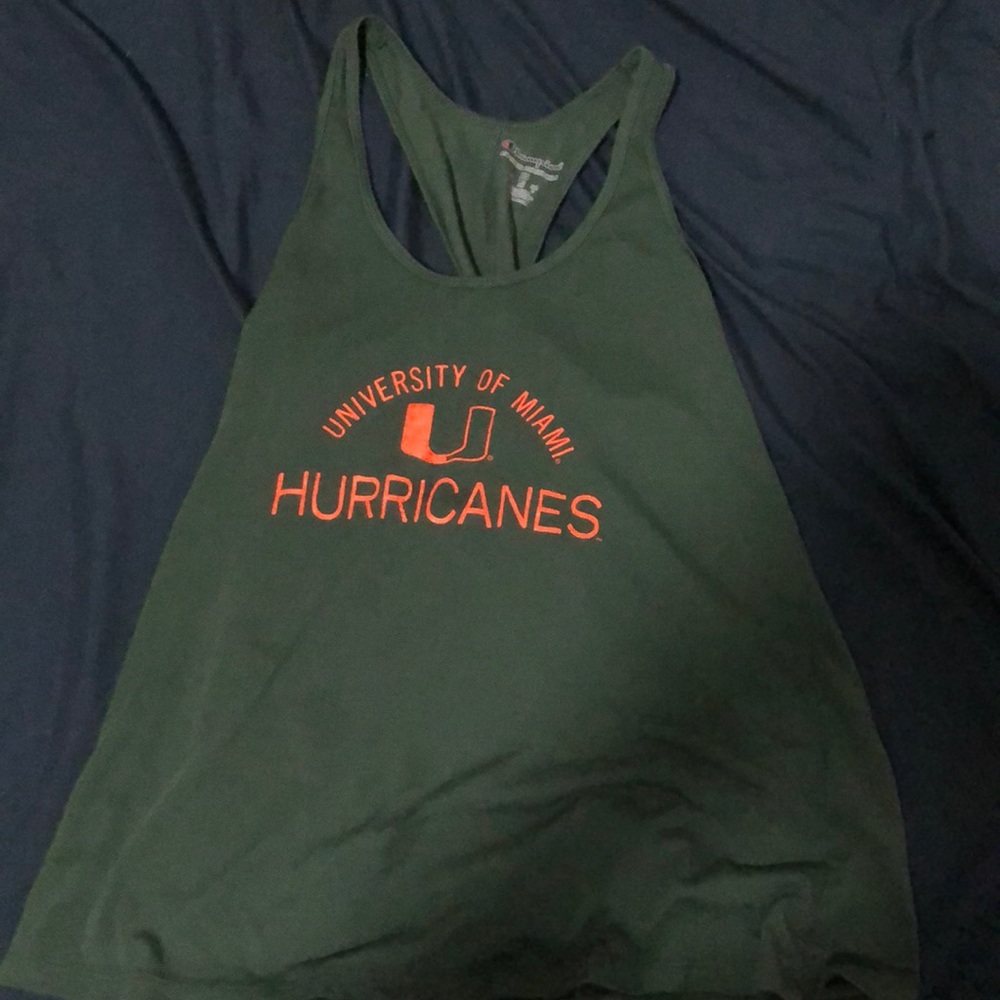 university of miami tank top